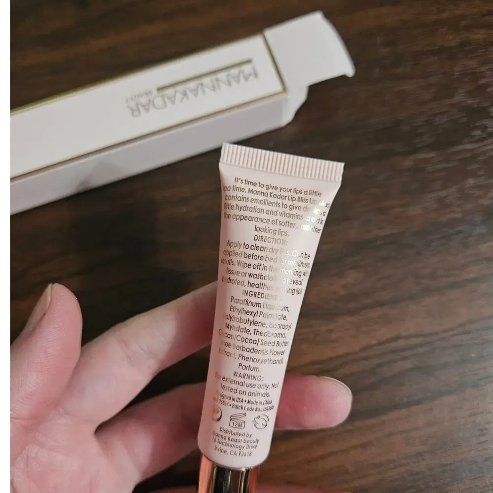 Manna Kadar Beauty Perfect Lip Bliss Moisturizing Lip Mask NWT Treatment